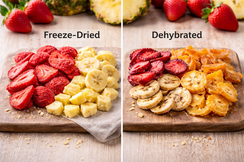 Freeze-Dried vs Dehydrated Fruit: What’s the Difference?