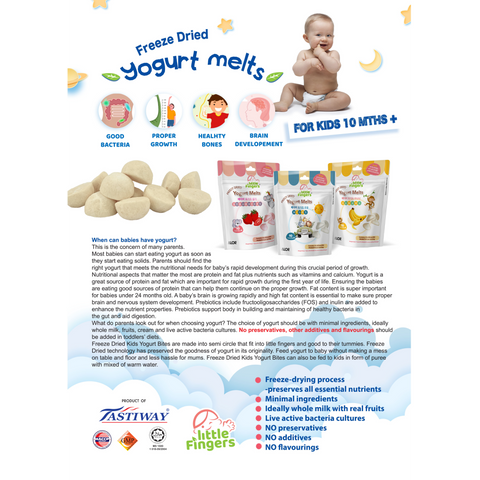 Banana Baby Yogurt Melts by Alor