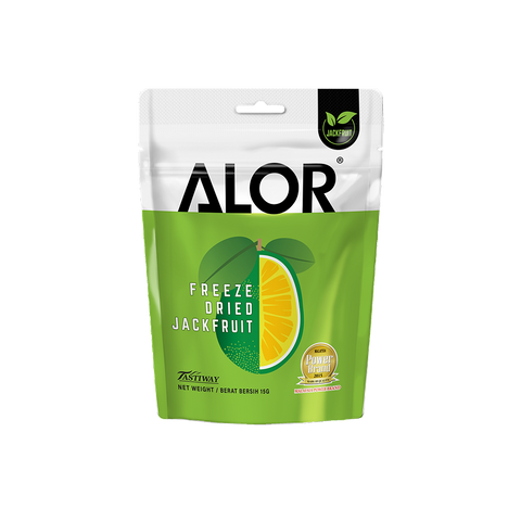 Freeze Dried Jackfruit Snack by Alor | 6 Packs | 15g per pack