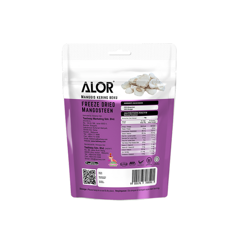 Freeze Dried Mangosteen Snack by Alor | 6 Packs | 15g per pack