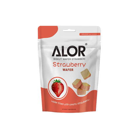 Strawberry Wafer Snack by Alor