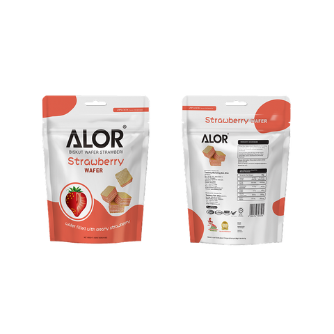 Strawberry Wafer Snack by Alor