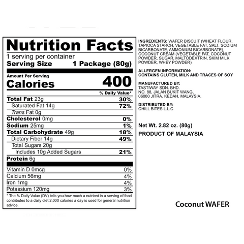 Coconut Wafer Snack by Alor