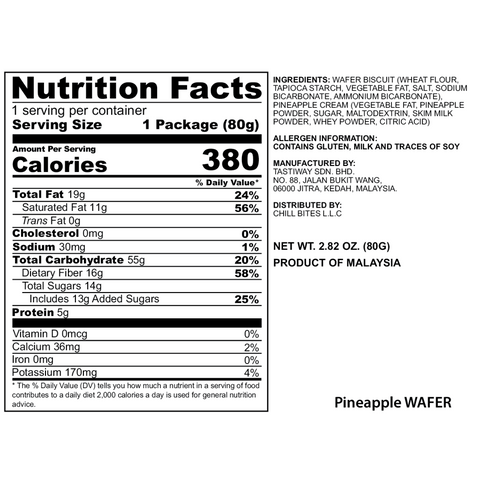 Pineapple Wafer Snack by Alor