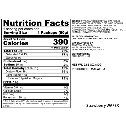 Strawberry Wafer Snack by Alor